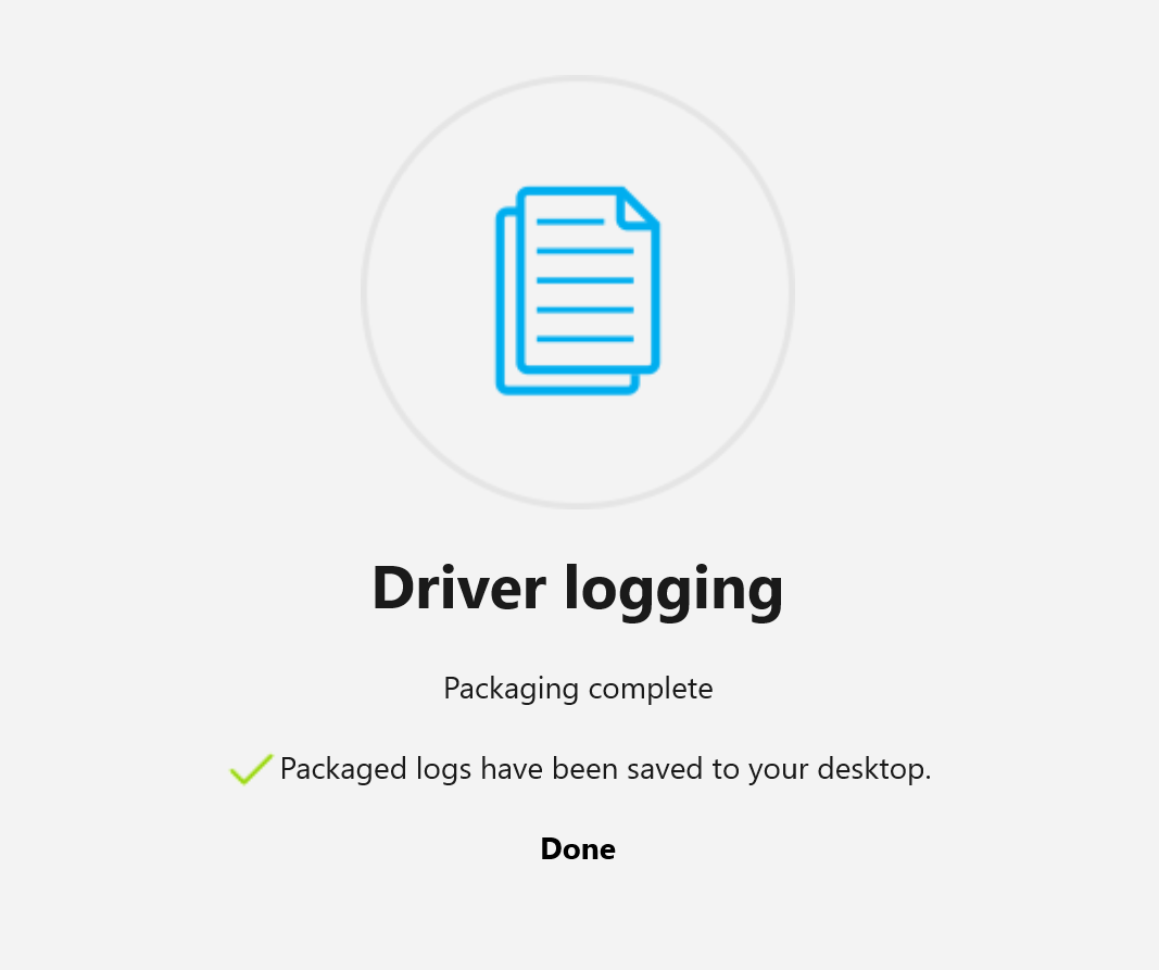 I want to report a driver bug. How do I collect driver logs?