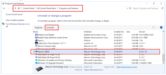 cintiq companion 2 driver restart