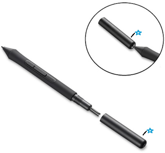 Replace Flexible Refill Flex Pen Nibs for Wacom Intuos 4 /5 /Pro Bamboo Stylus 